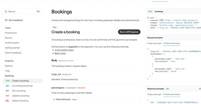Bump.sh API documentation